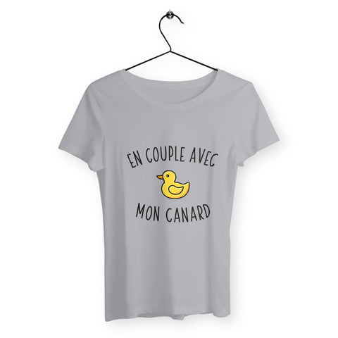 T-shirt Femme - En couple avec mon canard