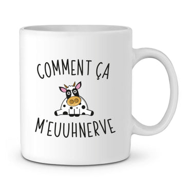 Mug - Comment Ça Meuuhnerve - Blanc / Tu - Accessoires & Casquettes>Mugs
