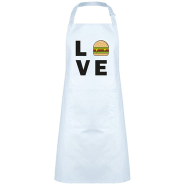 Tablier Bavette - Love hamburger - Inshinytee