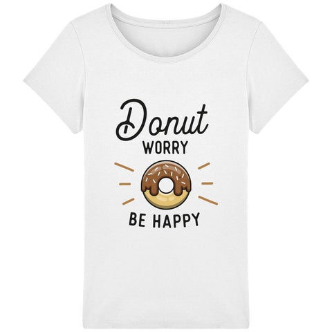 T-shirt Femme - Donut worry be happy - Inshinytee
