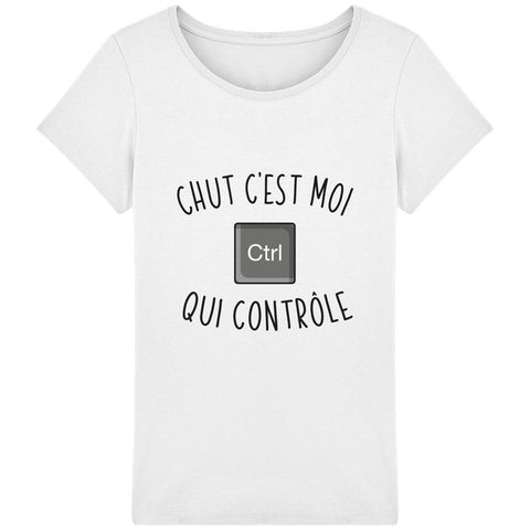 T-shirt Femme - Chut c'est moi qui contrôle - Inshinytee