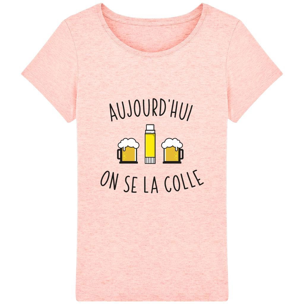 T-shirt Femme - Aujourd'hui on se la colle - Inshinytee