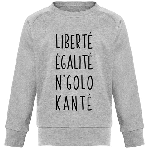 Sweat Enfant - Liberté Égalité N'golo Kanté - Inshinytee