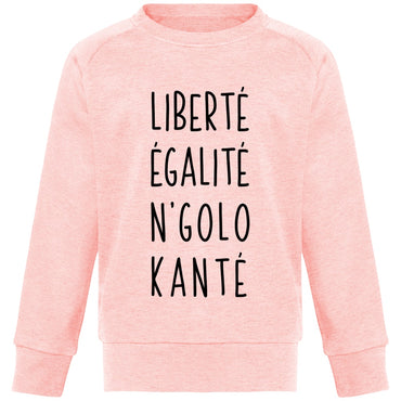Sweat Enfant - Liberté Égalité N'golo Kanté - Inshinytee