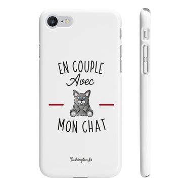 Coque Smartphone - En Couple Avec Mon Chat - Inshinytee