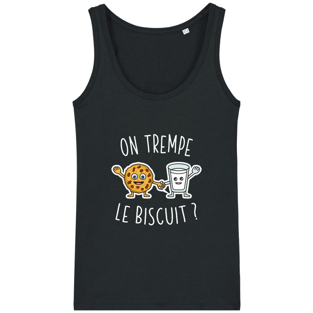 Débardeur - On trempe le biscuit - Black / XS - Femme>Tee-shirts