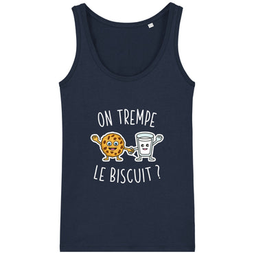 Débardeur - On trempe le biscuit - French Navy / XS - Femme>Tee-shirts