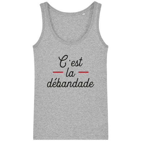 Débardeur - Cest la débandade - Heather Grey / XS - Femme>Tee-shirts