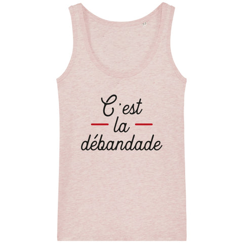 Débardeur - Cest la débandade - Cream Heather Pink / XS - Femme>Tee-shirts