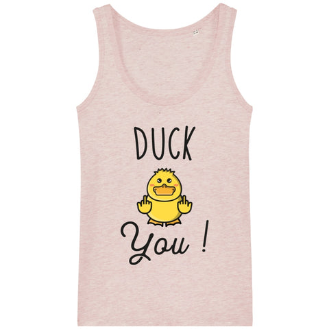 Débardeur - Duck You - Cream Heather Pink / XS - Femme>Tee-shirts
