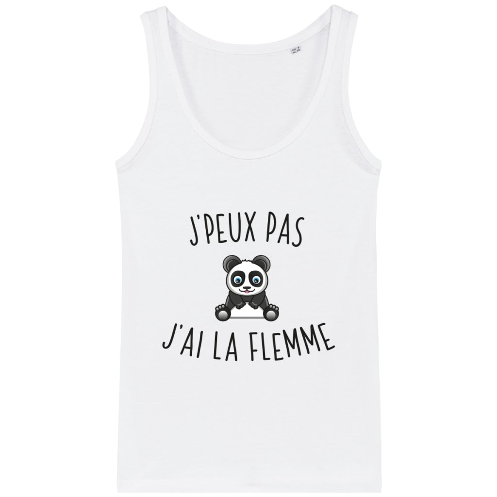Débardeur - Jpeux pas jai la flemme - White / XS - Femme>Tee-shirts