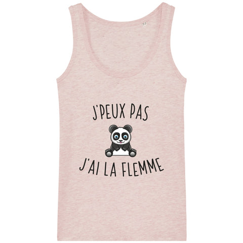 Débardeur - Jpeux pas jai la flemme - Cream Heather Pink / XS - Femme>Tee-shirts