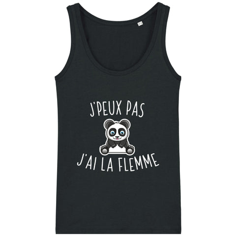 Débardeur - Jpeux pas jai la flemme - Black / XS - Femme>Tee-shirts