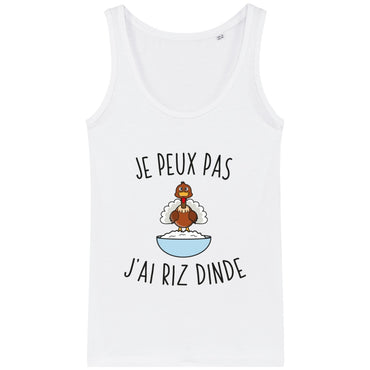 Débardeur - Jpeux pas jai riz dinde - White / XS - Femme>Tee-shirts