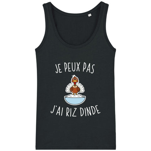 Débardeur - Jpeux pas jai riz dinde - Black / XS - Femme>Tee-shirts