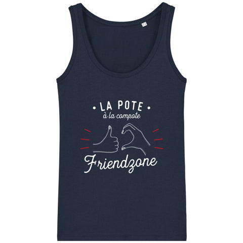 Débardeur - La pote à la compote - French Navy / XS - Femme>Tee-shirts