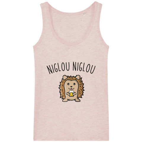 Débardeur - Niglou Niglou - Cream Heather Pink / XS - Femme>Tee-shirts