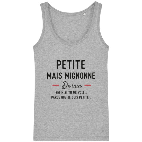 Débardeur - Petite mais mignonne - Heather Grey / XS - Femme>Tee-shirts