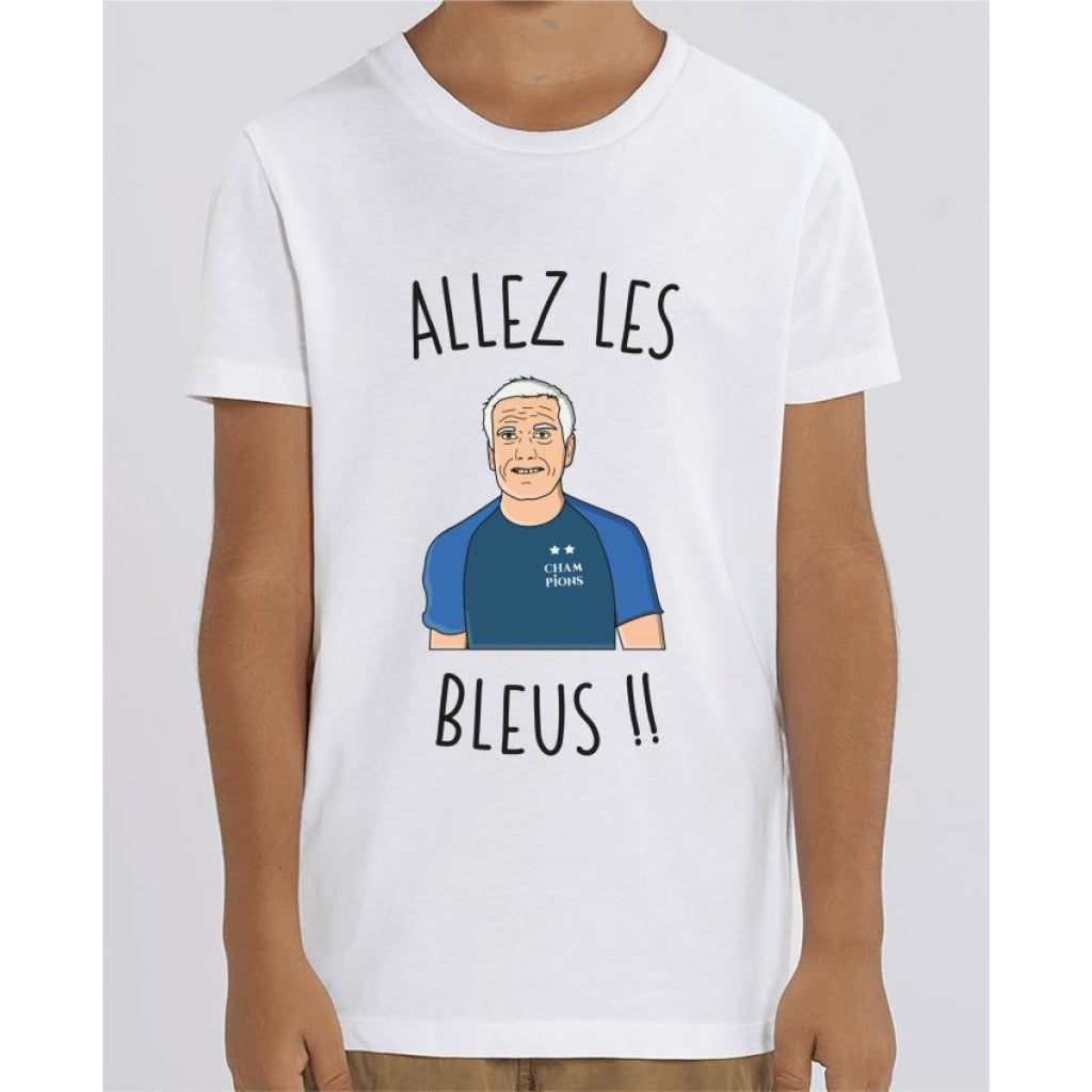 Tee Shirt Garçon - Allez les bleus Deschamps - White / 3/4 ans - Enfant & Bébé>T-shirts