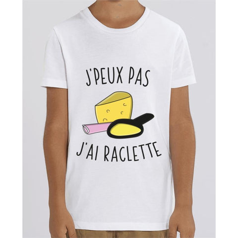 Tee Shirt Garçon - Jpeux pas jai raclette - White / 3/4 ans - Enfant & Bébé>T-shirts