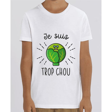 Tee Shirt Garçon - Je suis trop chou - White / 3/4 ans - Enfant & Bébé>T-shirts
