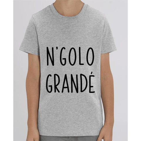 Tee Shirt Garçon - Ngolo Grandé - Heather Grey / 3/4 ans - Enfant & Bébé>T-shirts