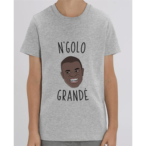 Tee Shirt Garçon - Ngolo Grandé Illustration - Heather Grey / 3/4 ans - Enfant & Bébé>T-shirts