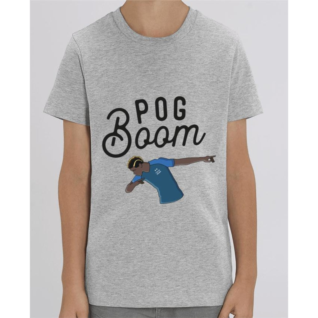 Tee Shirt Garçon - Pog Boom - Heather Grey / 3/4 ans - Enfant & Bébé>T-shirts