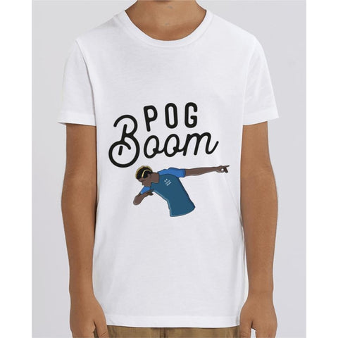 Tee Shirt Garçon - Pog Boom - White / 3/4 ans - Enfant & Bébé>T-shirts