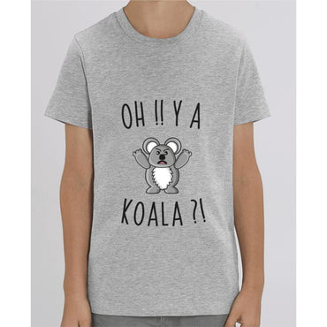 Tee Shirt Garçon - Y a koala - Heather Grey / 3/4 ans - Enfant & Bébé>T-shirts