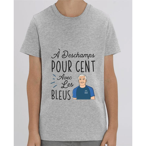 T-shirt Fille - À Deschamps pour cent - Heather Grey / 3/4 ans - Enfant & Bébé>T-shirts