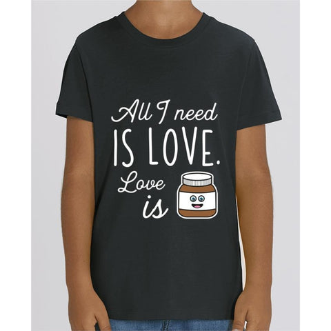 Tee Shirt Garçon - All I need is love - Black / 3/4 ans - Enfant & Bébé>T-shirts