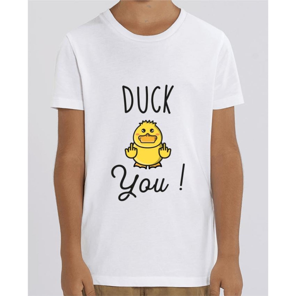 Tee Shirt Garçon - Duck You - White / 3/4 ans - Enfant & Bébé>T-shirts