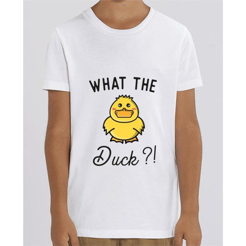 Tee Shirt Garçon - What the duck - White / 3/4 ans - Enfant & Bébé>T-shirts