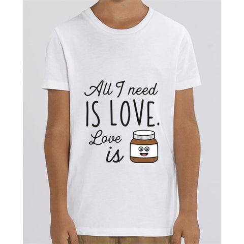 T-shirt Fille - All I need is love - White / 3/4 ans - Enfant & Bébé>T-shirts