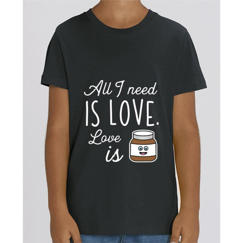 T-shirt Fille - All I need is love - Black / 3/4 ans - Enfant & Bébé>T-shirts