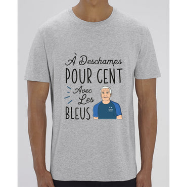 T-Shirt Homme - À Deschamps pour cent - Heather Grey / XXS - Homme>Tee-shirts