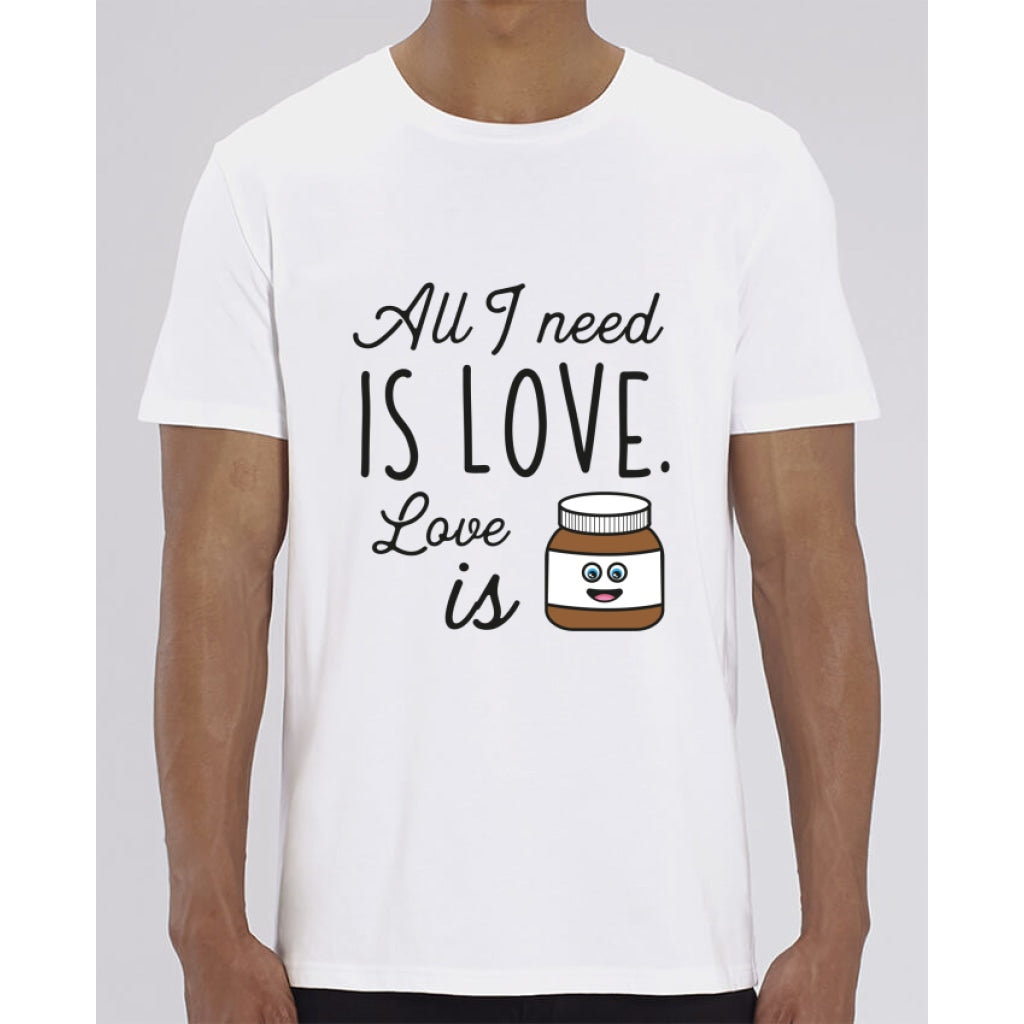 T-Shirt Homme - All I need is love - White / XXS - Homme>Tee-shirts