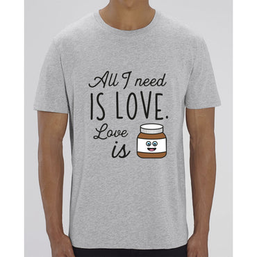 T-Shirt Homme - All I need is love - Heather Grey / XXS - Homme>Tee-shirts
