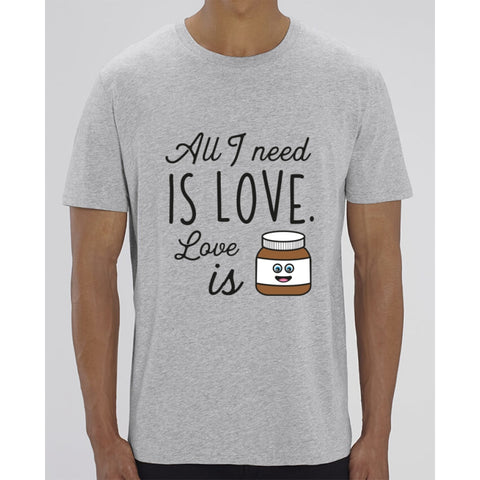 T-Shirt Homme - All I need is love - Heather Grey / XXS - Homme>Tee-shirts