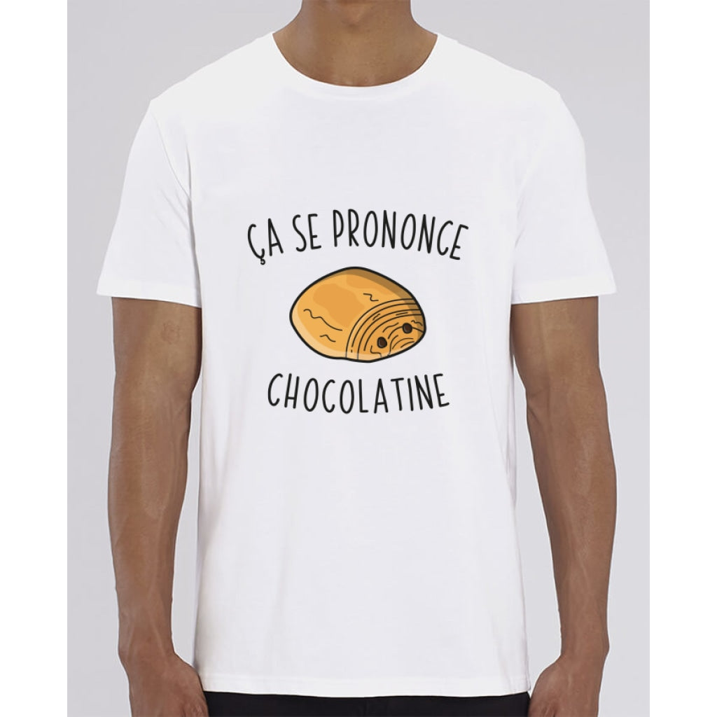 T-Shirt Homme - Ça se prononce chocolatine - White / XXS - Homme>Tee-shirts