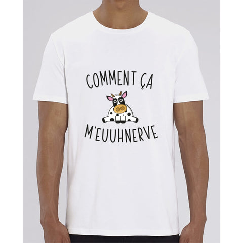 T-Shirt Homme - Comment ça meuuhnerve - White / XXS - Homme>Tee-shirts