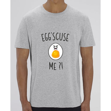 T-Shirt Homme - Eggscuse me - Heather Grey / XXS - Homme>Tee-shirts