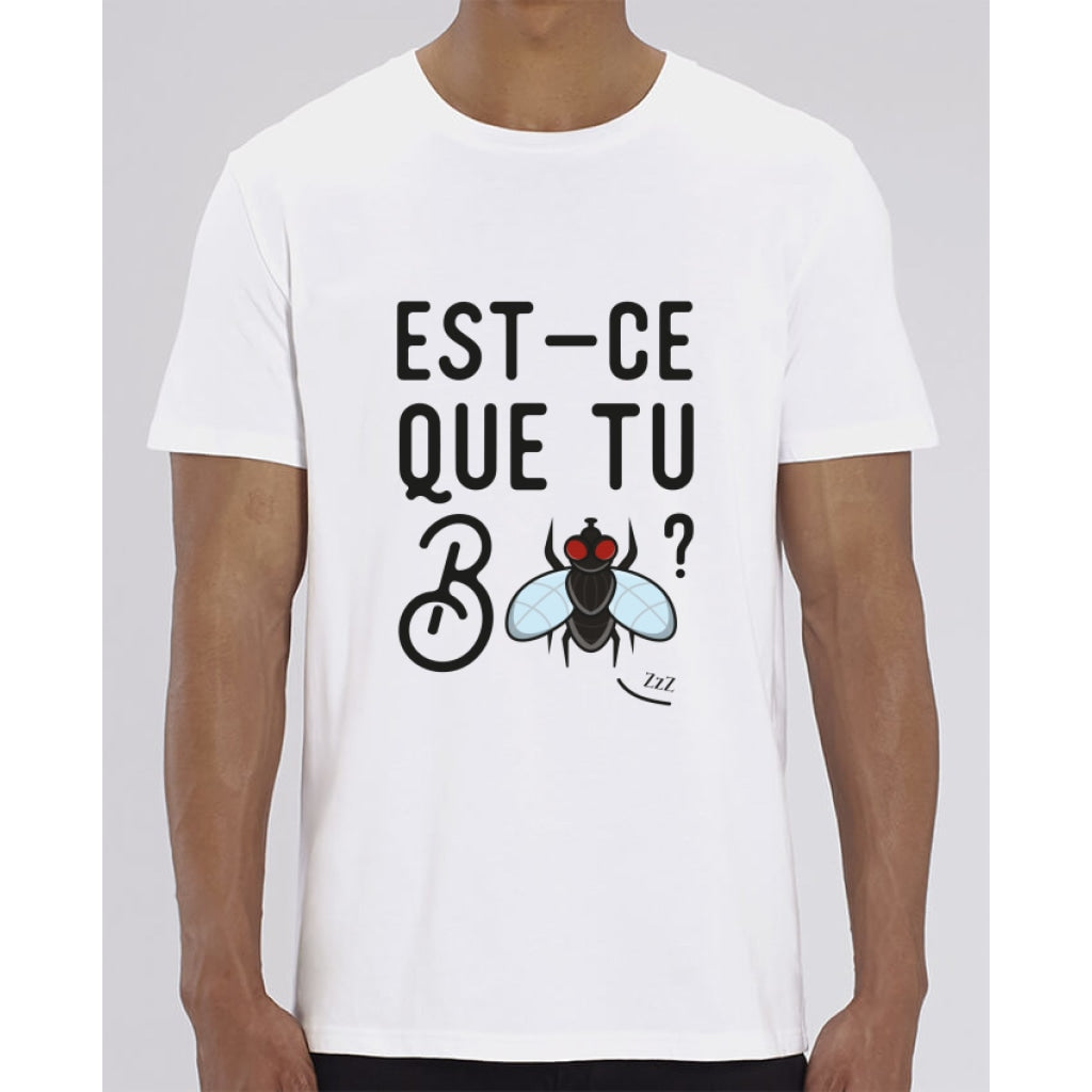 T-Shirt Homme - Est-ce que tu bz - White / XXS - Homme>Tee-shirts