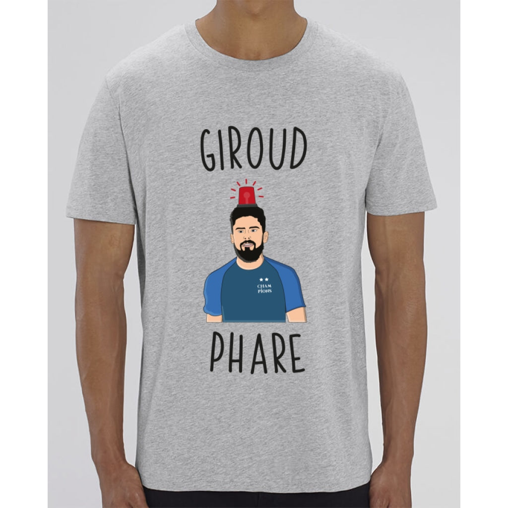 T-Shirt Homme - Giroud Phare - Heather Grey / XXS - Homme>Tee-shirts