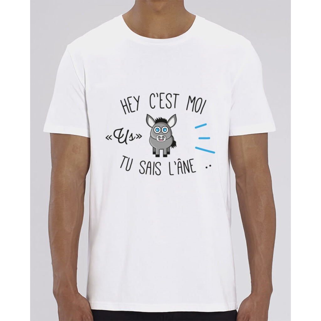 T-Shirt Homme - Hey cest moi us - White / XXS - Homme>Tee-shirts