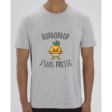 T-Shirt Homme - Hophophop jsuis pressé - Heather Grey / XXS - Homme>Tee-shirts