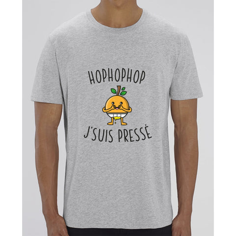 T-Shirt Homme - Hophophop jsuis pressé - Heather Grey / XXS - Homme>Tee-shirts