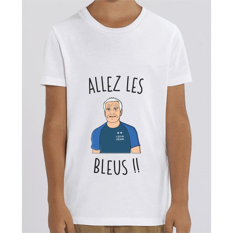 T-shirt Fille - Allez les bleus Deschamps - White / 3/4 ans - Enfant & Bébé>T-shirts