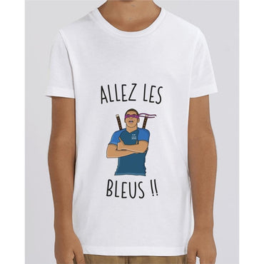 T-shirt Fille - Allez les bleus Mbappé - White / 3/4 ans - Enfant & Bébé>T-shirts